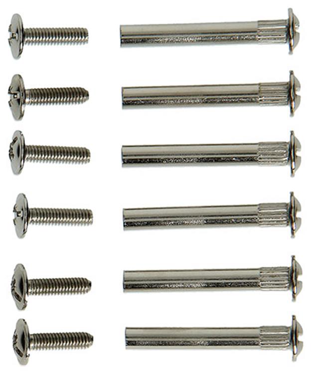 Mack 1013783 - 6 mini viti di collegamento nichelate ø 5 mm 30-40 mm | 10 pezzi