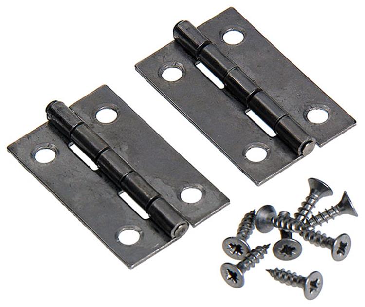 Mack 1013709 - 2 cerniere strette in acciaio inox h 40 x l 25 mm | 5 pezzi