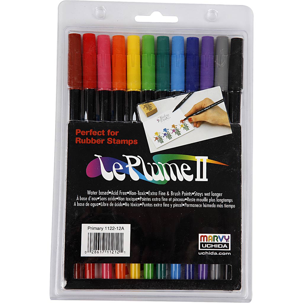 Http: www.cchobby.nl le-plume-ii-markers-sterke-kleuren-12-stuk-1-doos