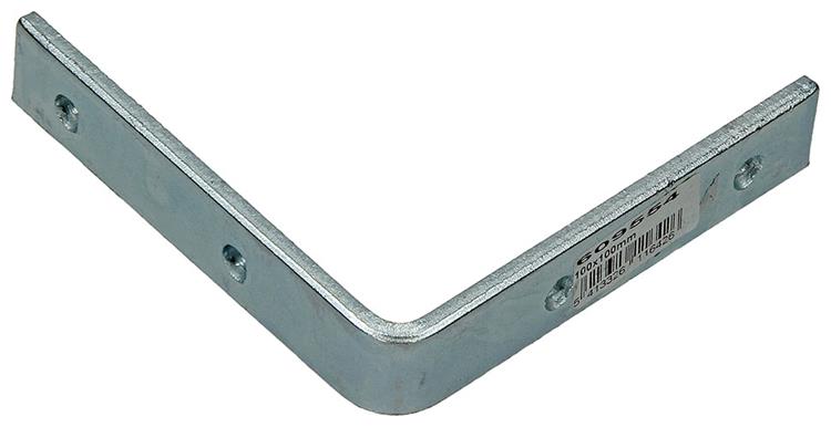 1003127 - cuadrado pesado galvanizado 100x20x5mm | 25 piezas