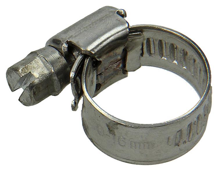 Mack 1011662 - abrazadera de manguera de acero inoxidable 16-27mm 2 piezas | 12 piezas