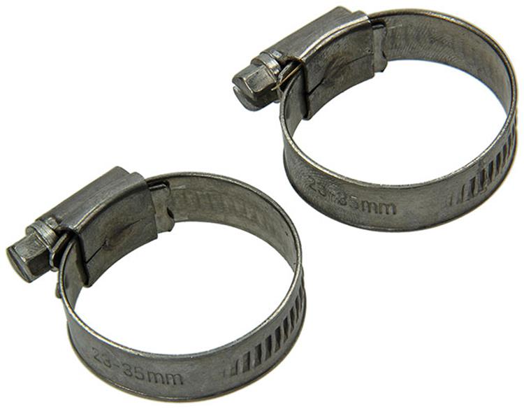 Mack 1011663 - abrazadera de manguera de acero inoxidable 23-35mm 2 piezas | 10 piezas