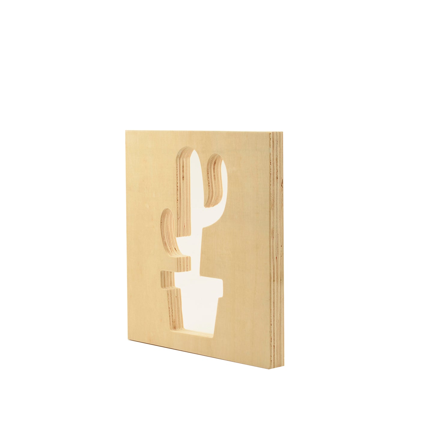 Vaessen creative • simbolo in legno cactus 14x1,5 cm
