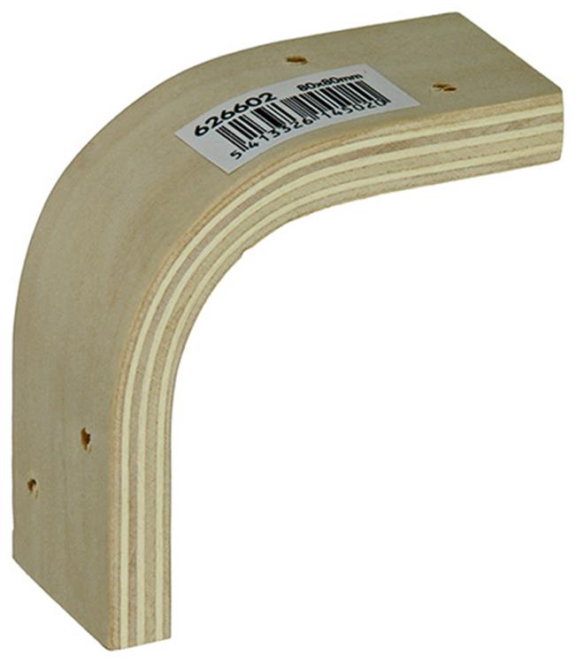 1015320 - consola contrachapado natural 80x80mm | 10 piezas