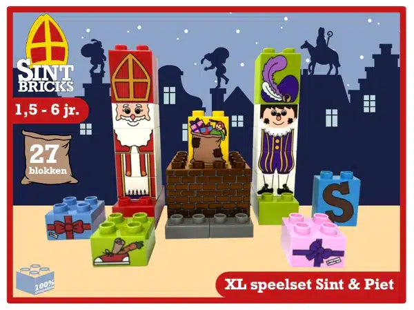 Sintbricks Sint Bricks costruisce il tuo Sint e Piet XL