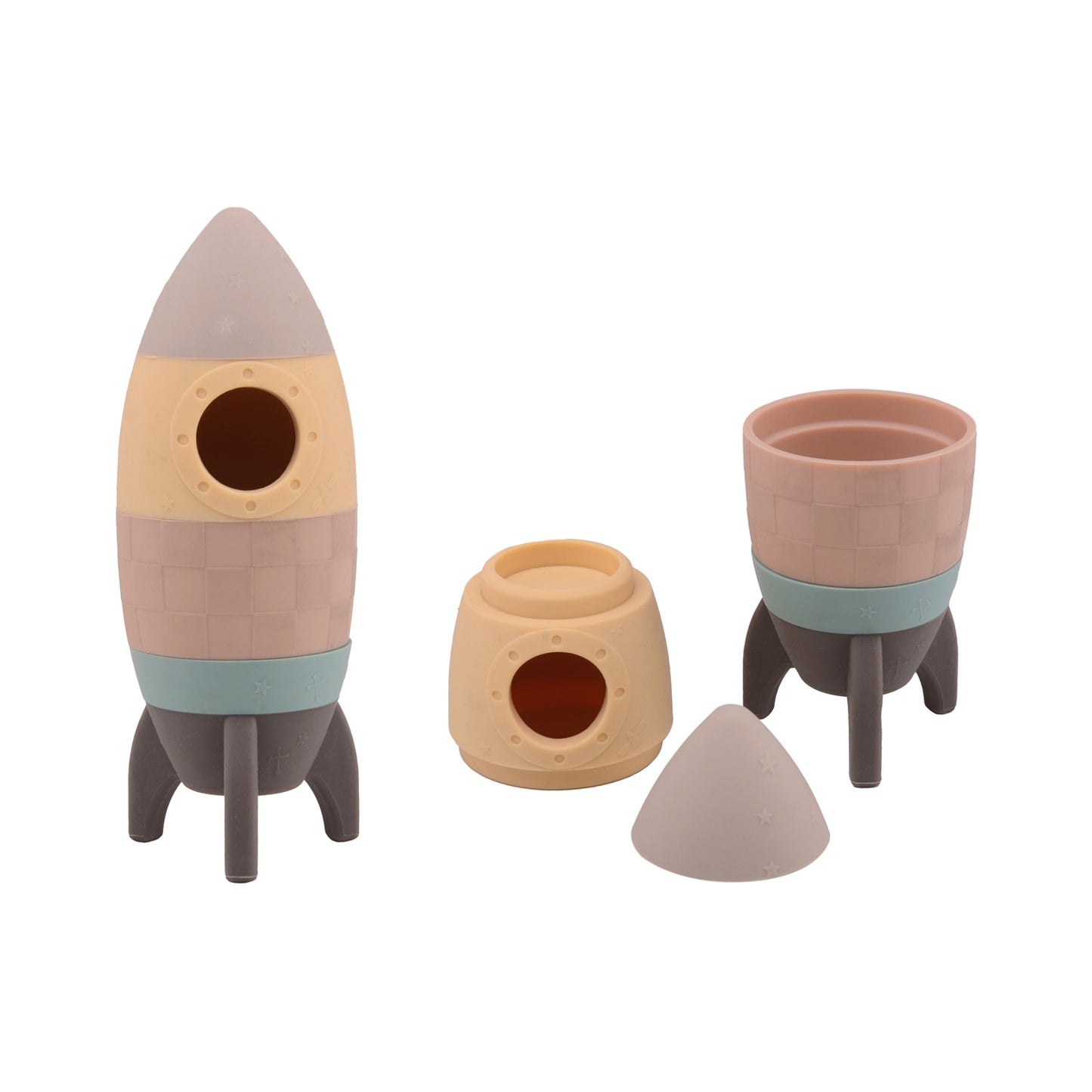 Happy World Silicone impilando il razzo, 5dlg.