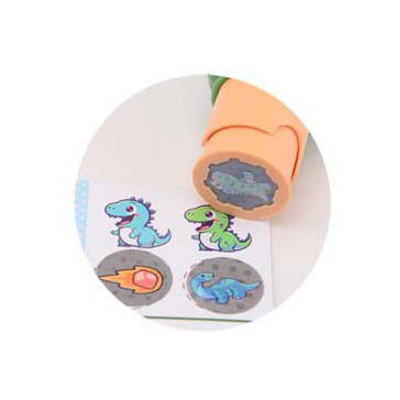 Stampino per adesivi con dinosauri Johntoy
