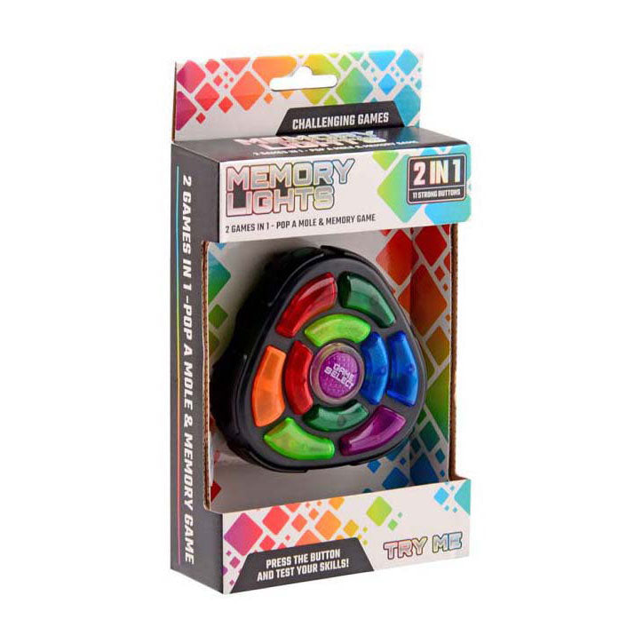Juego de memoria Johntoy 2 en 1 juego de luces interactivo