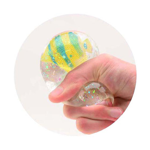 Cubo glitter a lievitazione lenta Johntoy con pesci