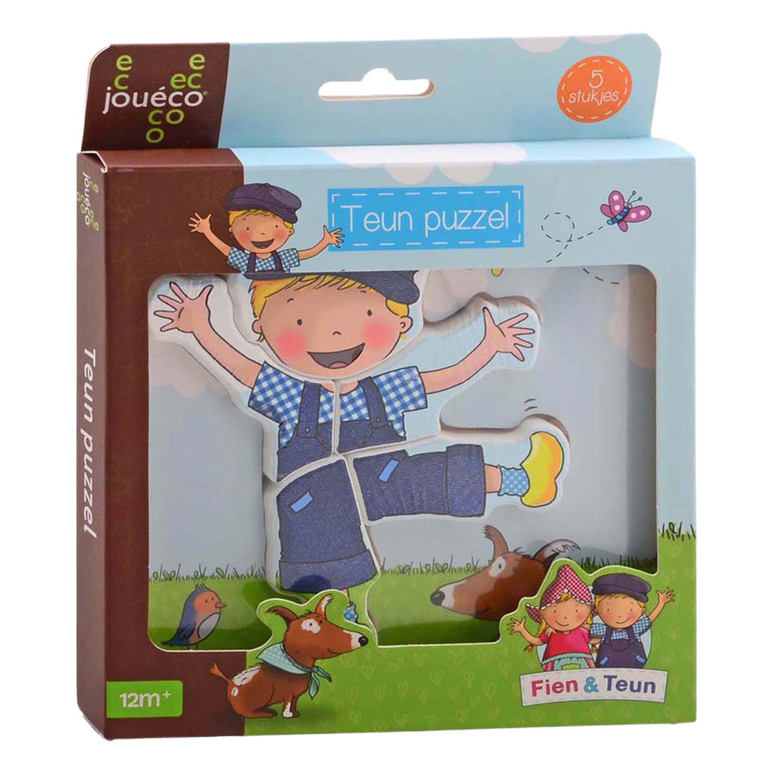 Supporto per puzzle in legno Johntoy jouéco® fien teun