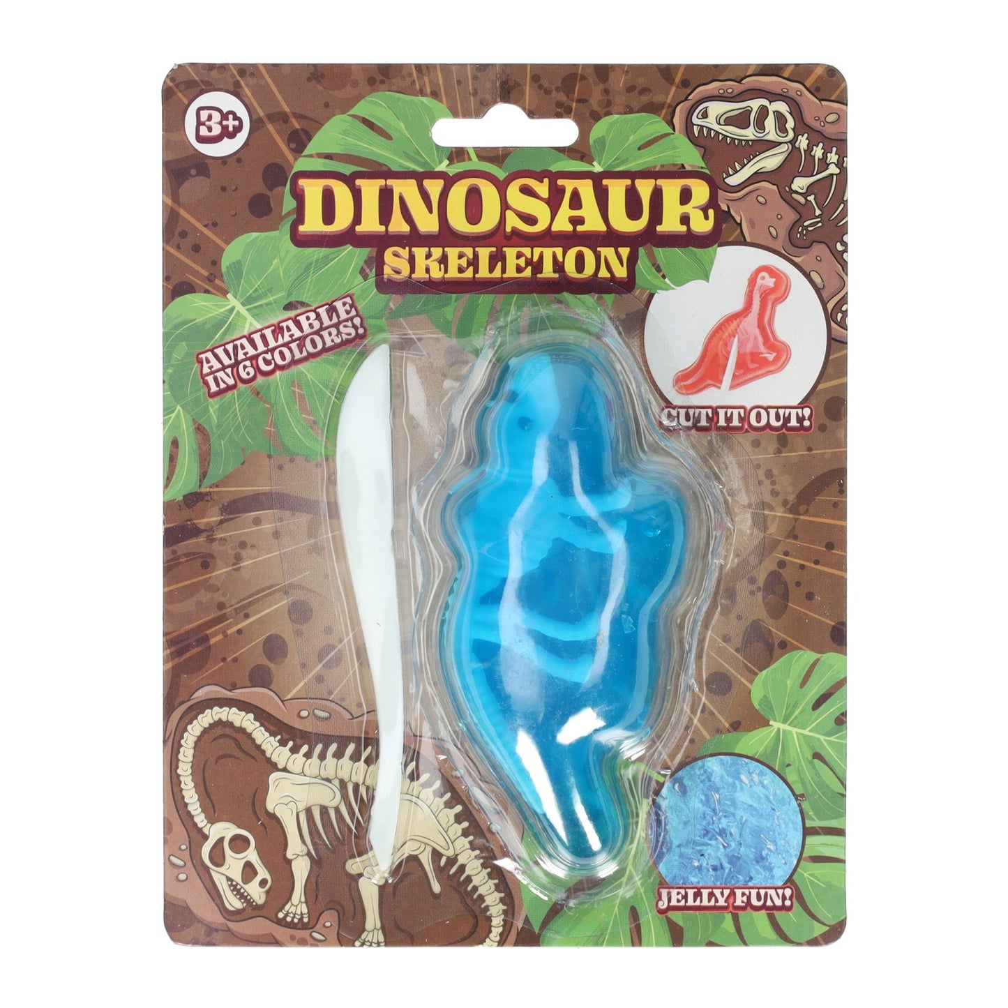 Johntoy recortó el esqueleto de limo de dinosaurio