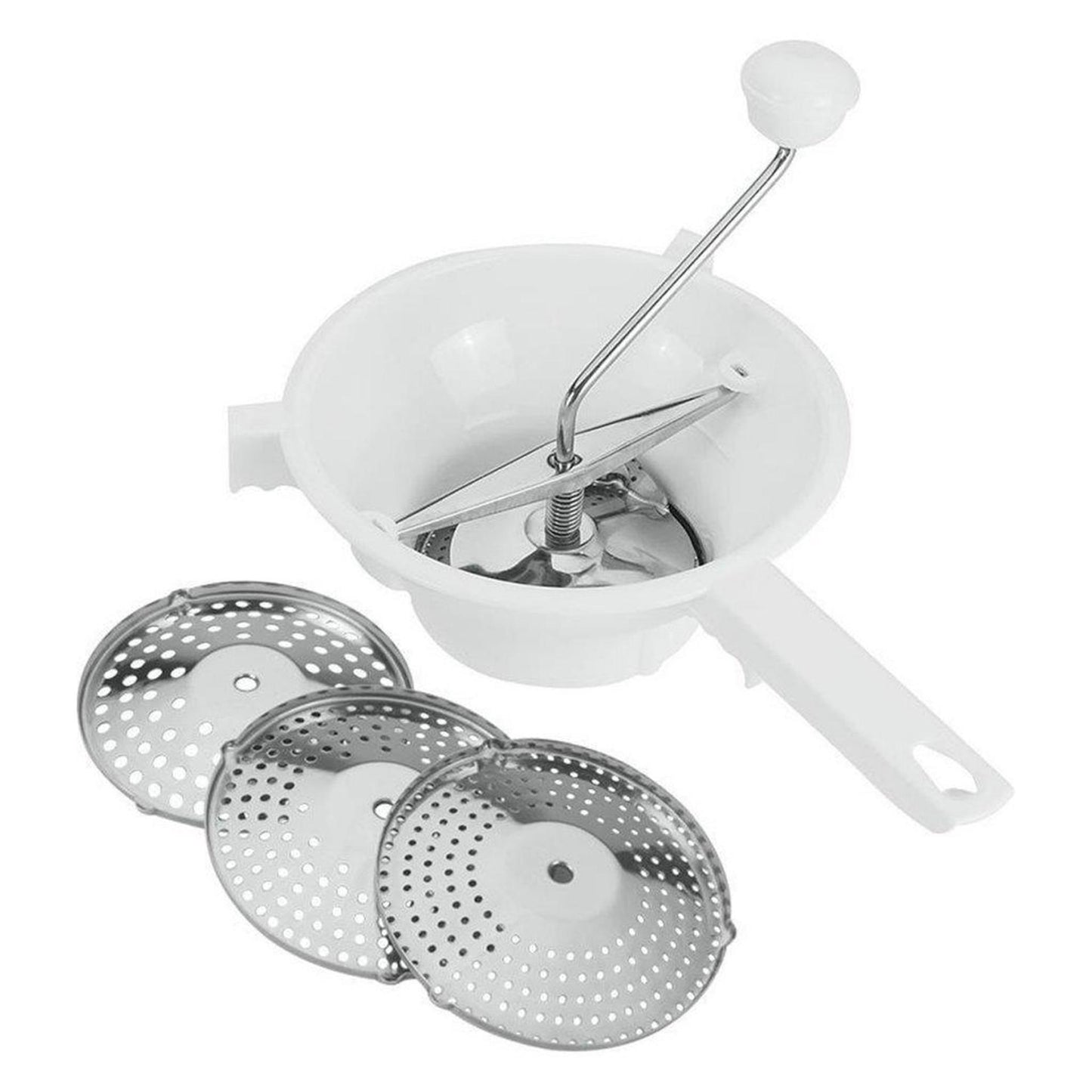 Metaltex Metaltex pasa 20 cm de acero inoxidable blanco