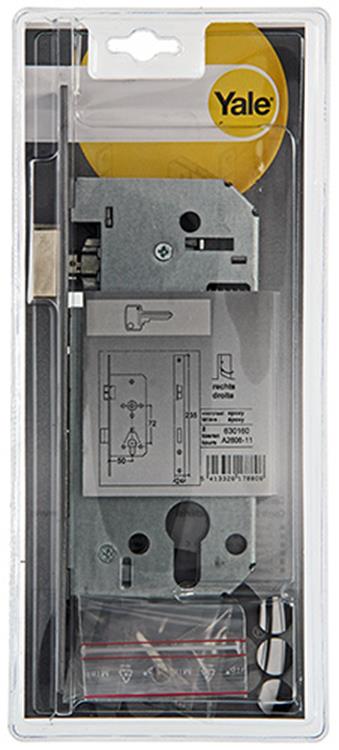 Yale 1019054 - 1 cerradura de embutir doble l r a2606 50mm | 1 pieza