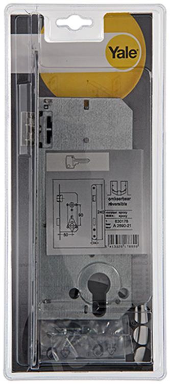 Yale 1019061 - cerradura de embutir doble central ht r a2690 50mm | 1 pieza