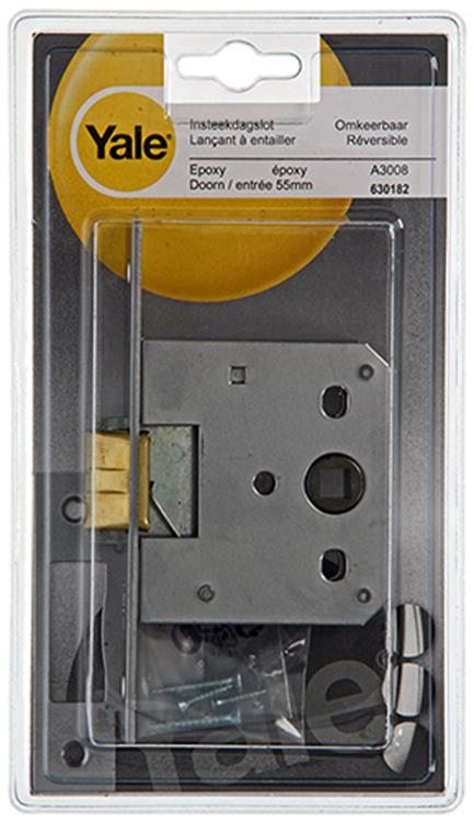 Yale 1019063 - 1 cerradura de embutir epoxi l r a3008 55mm | 1 pieza