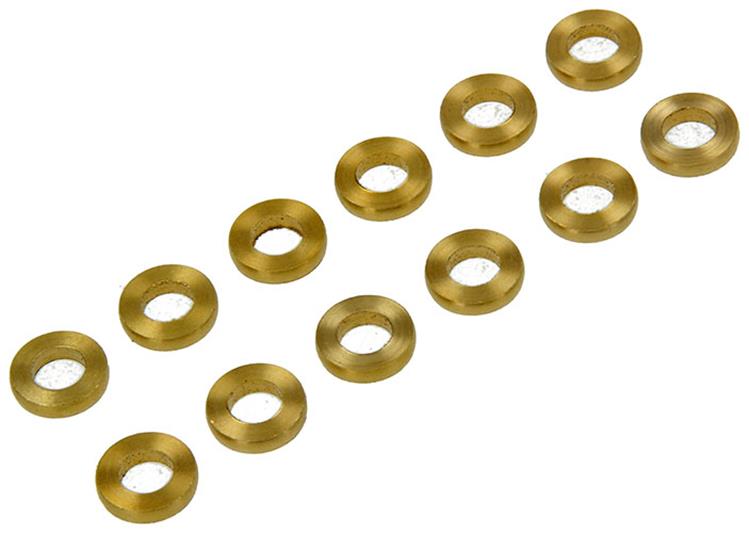 Yale 1019169 - 12 anillas para bisagras latón 8,2x15x3mm | 2 piezas