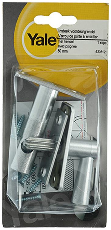 Yale 1019203 - 1 inserto pestillo puerta delantera + palanca 50mm 2600-04 | 1 pieza
