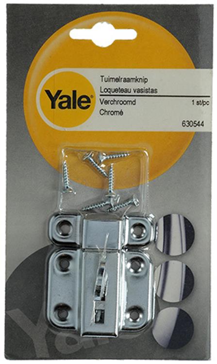 Yale 1019219 - Bisagra para ventana 1 pivote cromada | 5 piezas