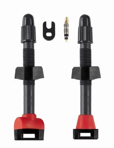 Barbieri valvola tubeless carbonaria sv 50mm nera 2 pezzi