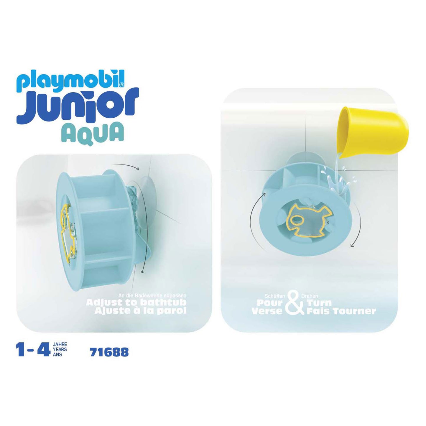PlayMobil Junior Water Rad con tiburón bebé 71688