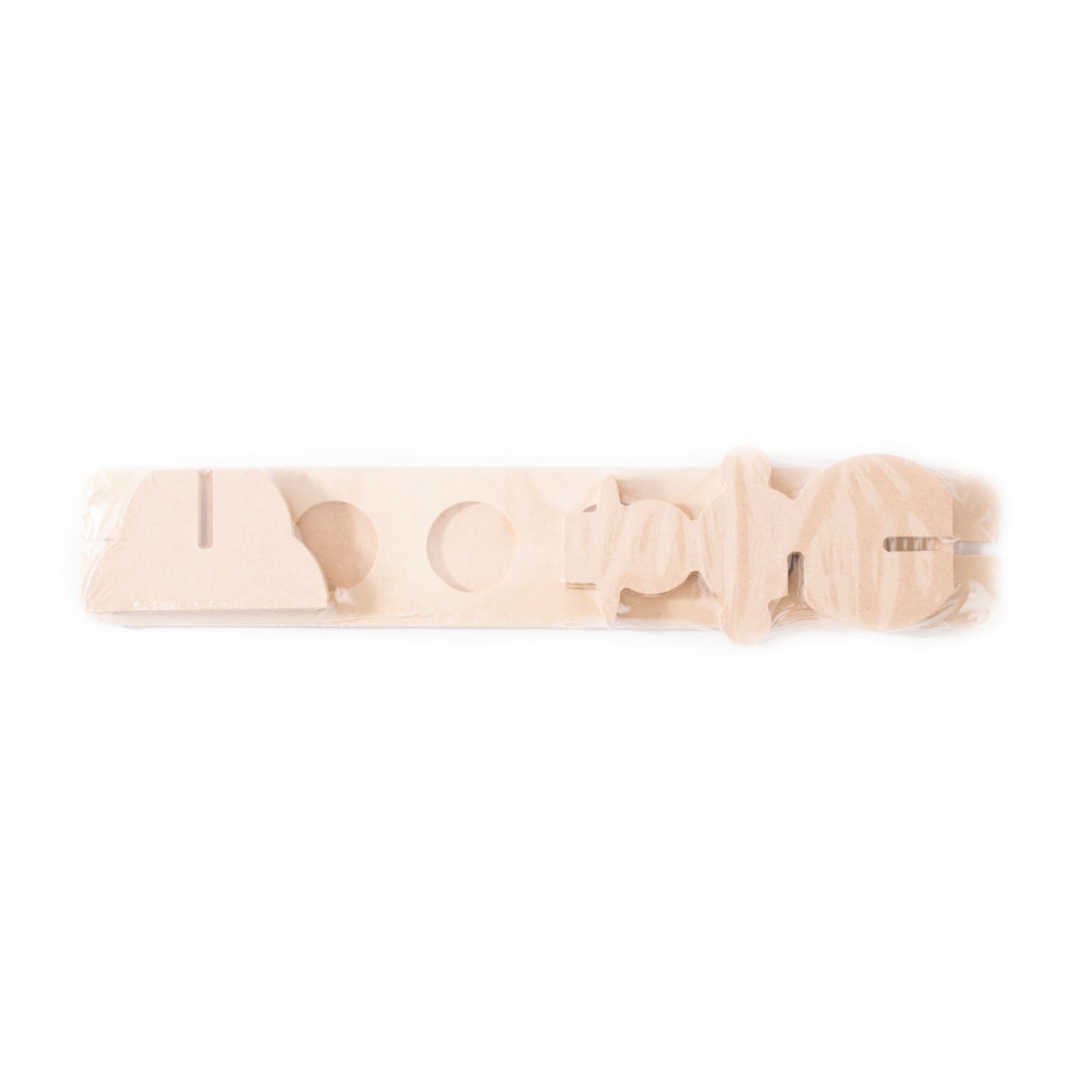 Vaessen creative • candelabro navideño de mdf recto muñeco de nieve