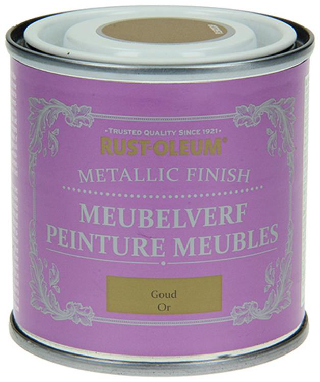 Rust-oleum 1050979 - pintura para muebles oro metalizado 125 m | 1 pieza