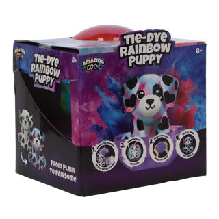 Incredibile cucciolo di cravatta arcobaleno