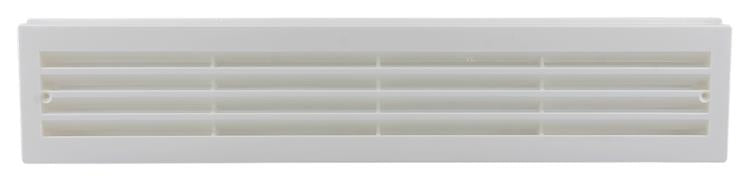 Renson 1006387 - rejilla puerta 761 pvc ral 9010 450x90mm | 2 piezas