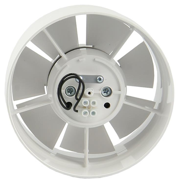 Renson 1006442 - ventilador conducto estándar 7121 blanco ø 100 | 2 piezas