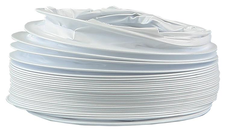 Renson 1006390 - PVC flexible 7001 blanco ø 125 1m | 3 piezas