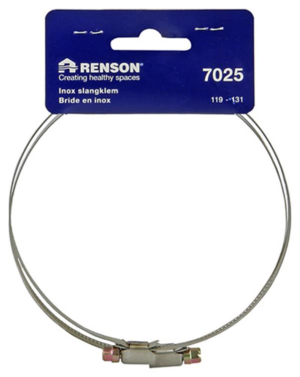 Renson 1006421 - juego de 2 abrazaderas de manguera de acero inoxidable 7025 dia 95-105 | 5 piezas