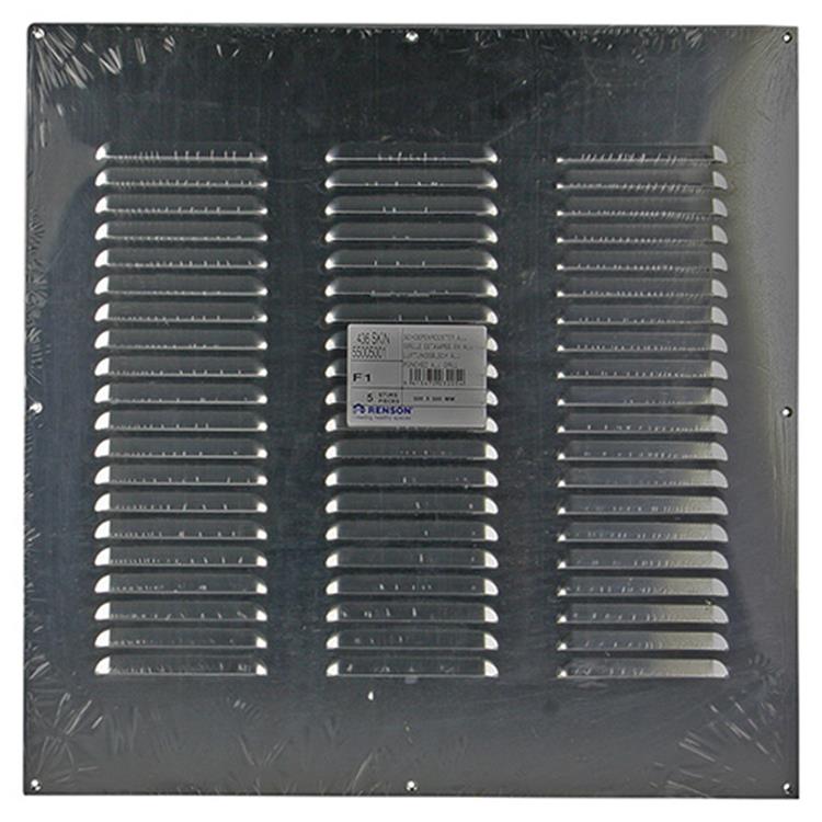 Renson 1006321 - Rejilla de lamas plana aluminio f1 500x500mm | 5 piezas