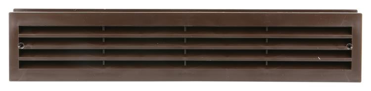 Renson 1006388 - rejilla puerta 761 pvc ral 8019 450x90mm | 2 piezas