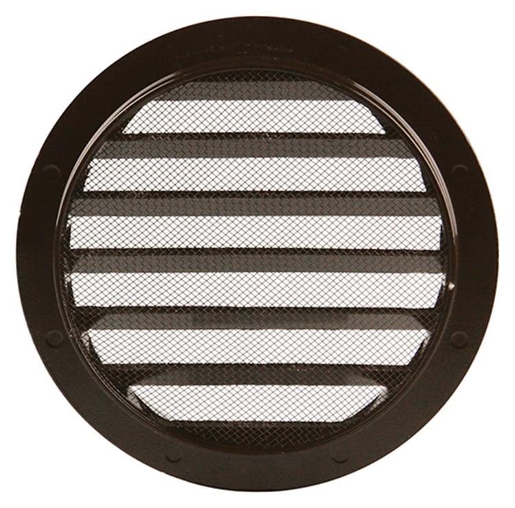 Renson 1006266 - rejilla redonda empotrada 434 r alural 8019 ø 150 | 10 piezas