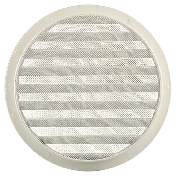 Renson 1006271 - rejilla redonda empotrada 434 r alural 9010 ø 200 | 5 piezas