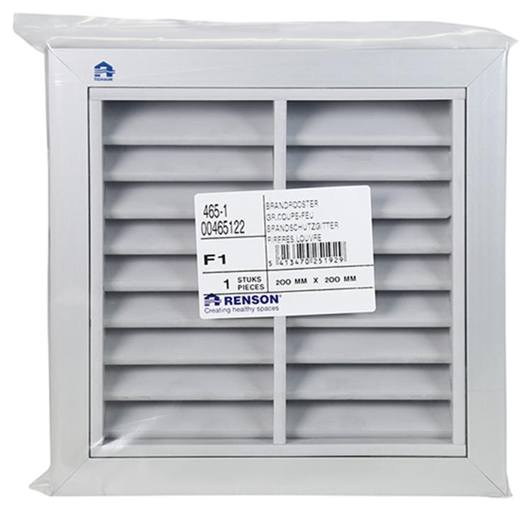 Renson 1006606 - rejilla resistente al fuego. 465 1 200x200mm | 1 pieza