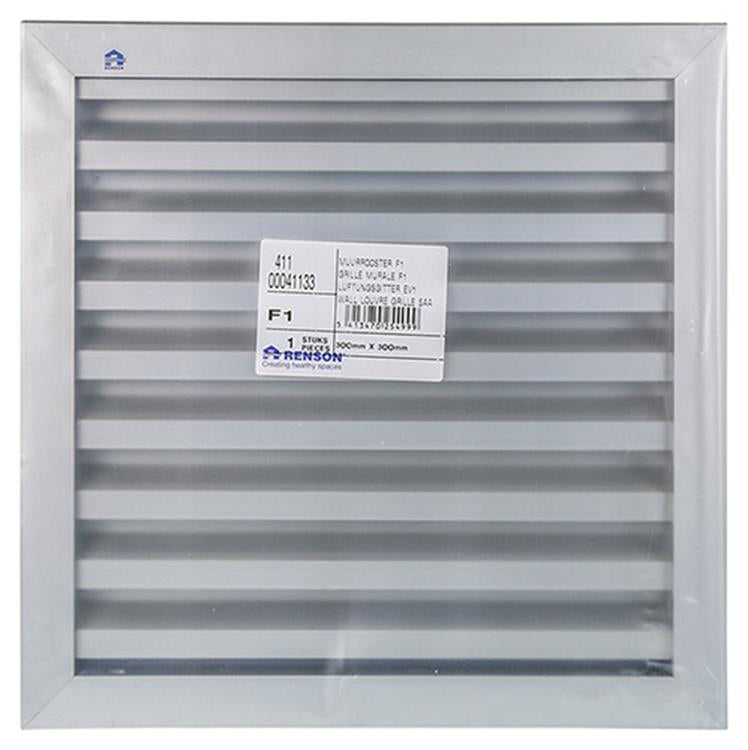 Renson 1013928 - rejilla mural 411 f1 300x300mm | 2 piezas