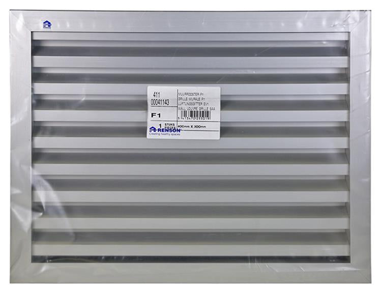 Renson 1006611 - rejilla mural 411 f1 400x300mm | 1 pieza