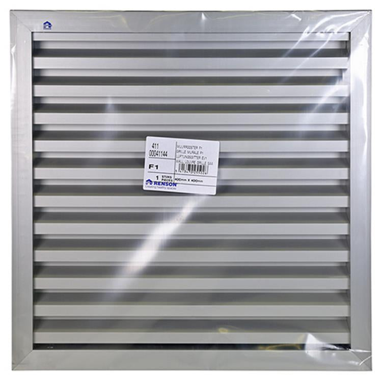 Renson 1006612 - rejilla mural 411 f1 400x400mm | 1 pieza