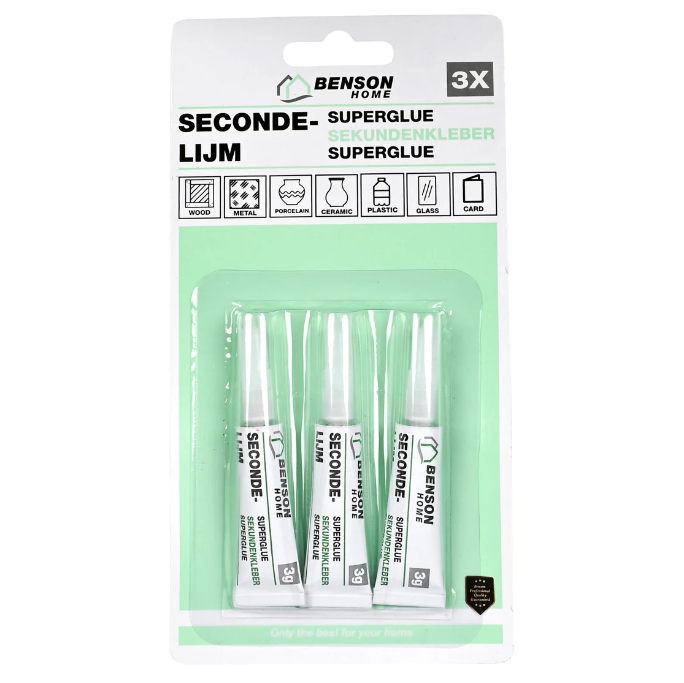 Deli Second Glue 3 Tubi