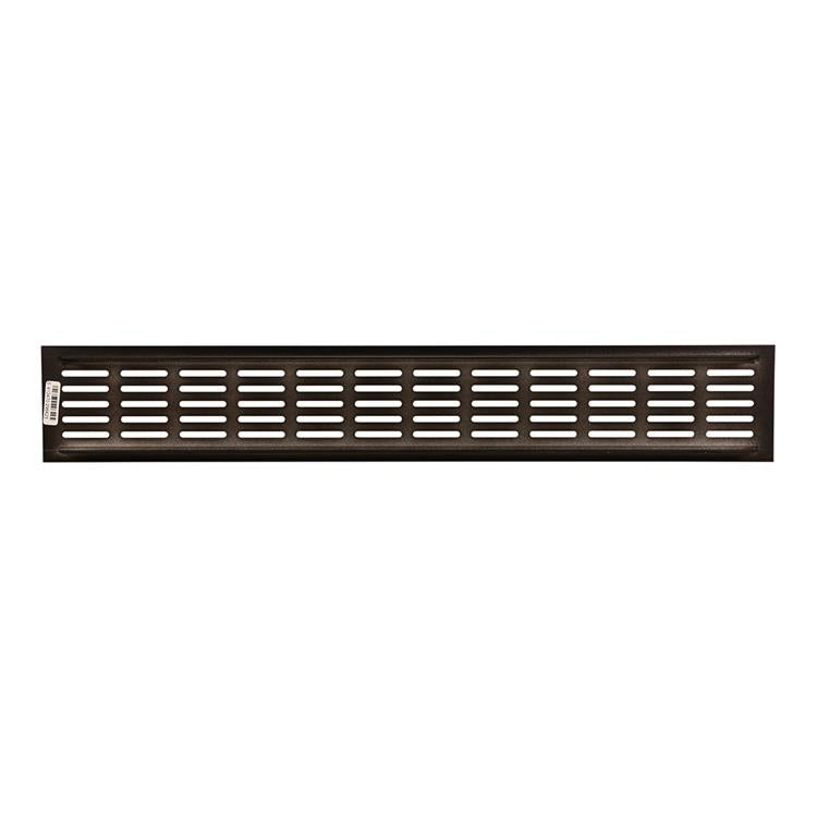 Renson 1059707 - tira de ventilación 381 80 (500 mm) ral 9005 estructura negro | 2 piezas