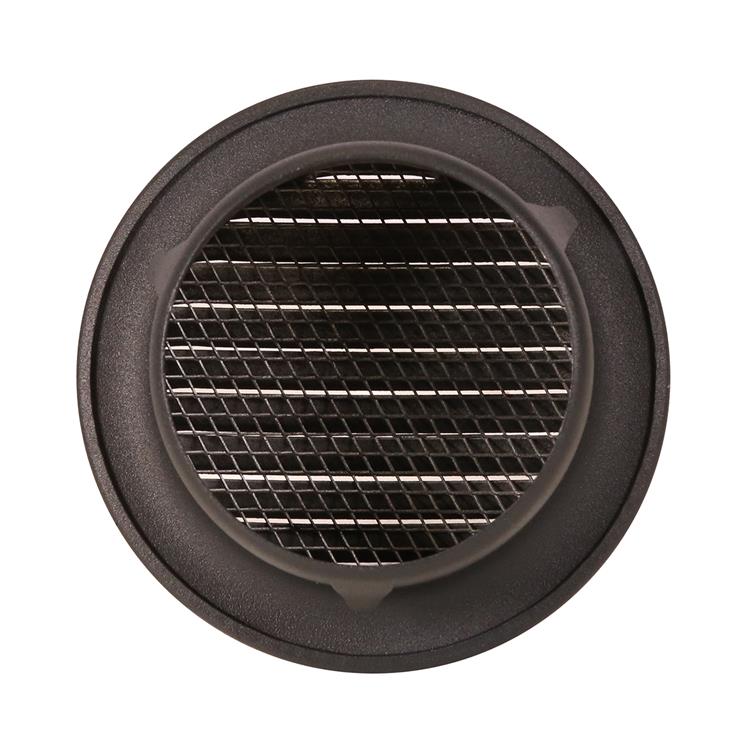 Renson 1062422 - incl. rejilla de lamas redonda aluminio 435r (dia 80) estructura 7016 | 12 piezas