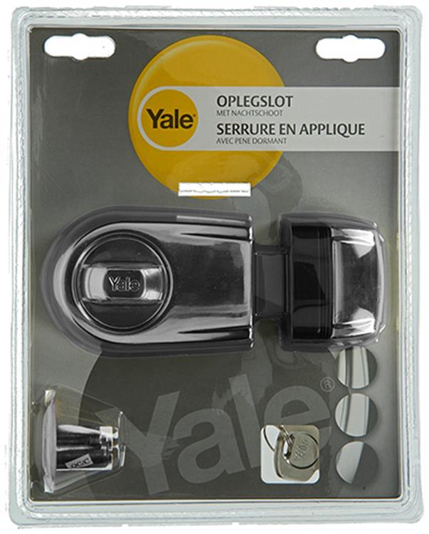 Yale 1019108 - cerradura de llanta niquelada mate | 1 pieza