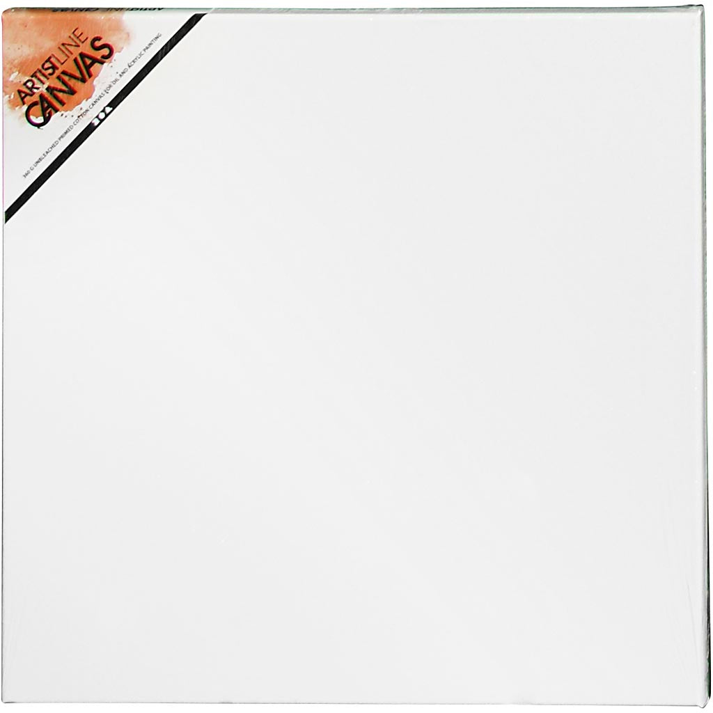 Tela Creative Company, d: 1,6 cm, misura 50x50 cm, 360 gr, bianco, 5 pezzi 1 scatola