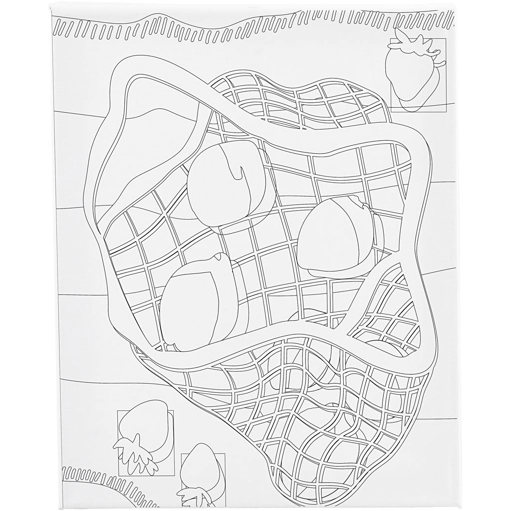 Quadro su tela Creativ Company con stampa, agrumi, d: 1,6 cm, misura 24x30 cm, 360 g, 1 pezzo