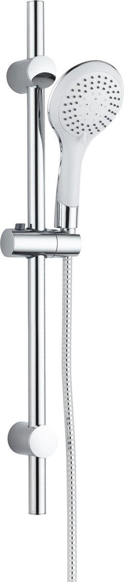 Set de ducha Schütte liana con ducha de mano - ø 12 cm - 5 posiciones - barra de ducha de 70 cm - flexo de 150 cm - cromado