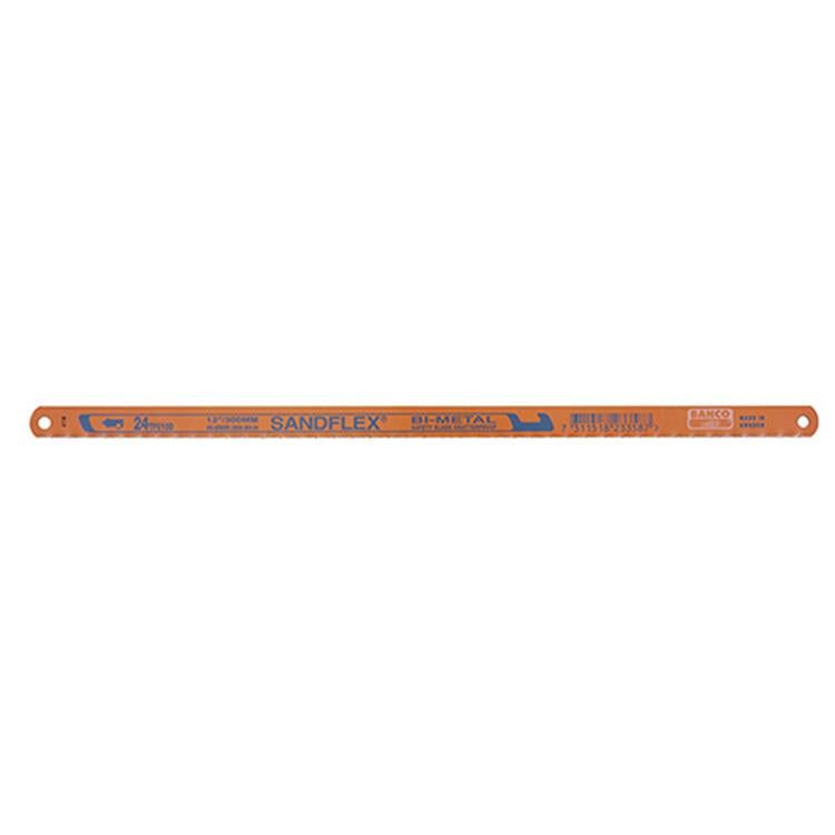 Bahco 1006787 - hoja de sierra manual para metal. sandflex 18t 3906 | 2 piezas
