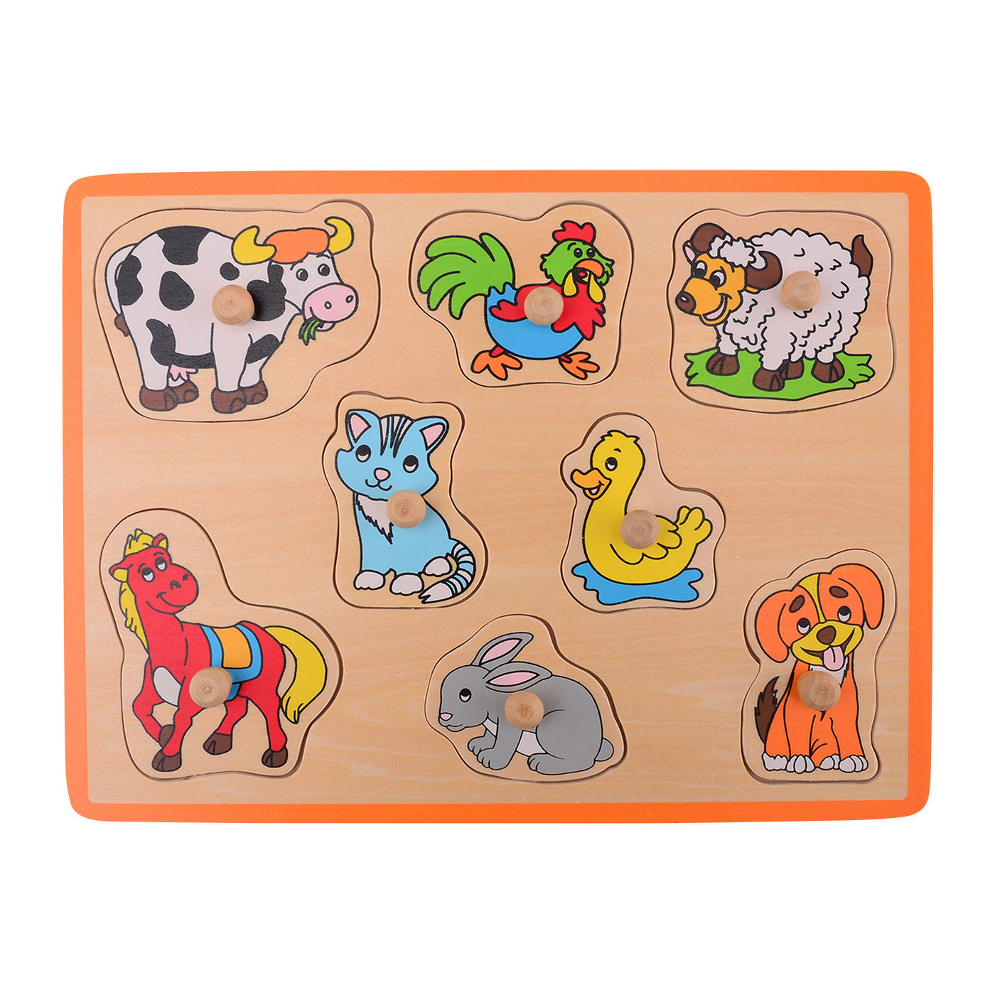 Juéco Madera Nick Puzzle Animales de granja