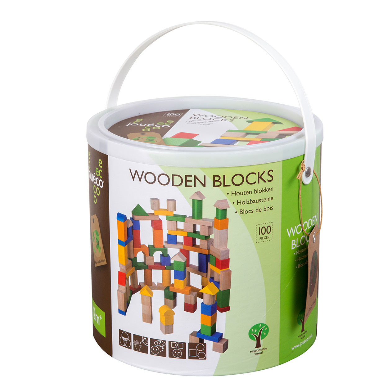 Jouéco Wooden Blocks, centesimo.