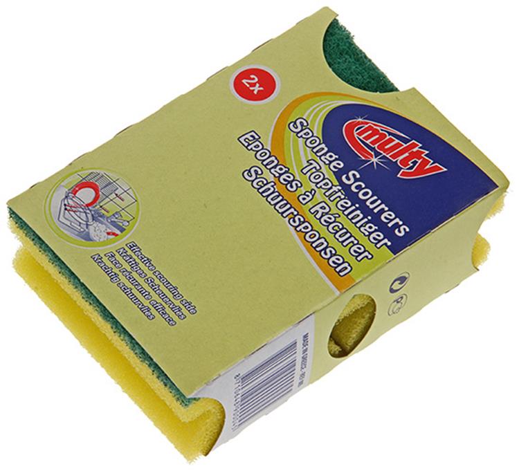 Multy 1002225 - Spugna 2 manici | 15 pezzi